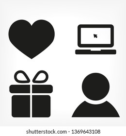 Laptop  vector icon
