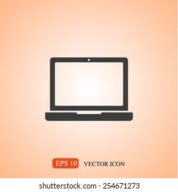 Laptop vector icon