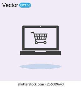 Laptop vector icon