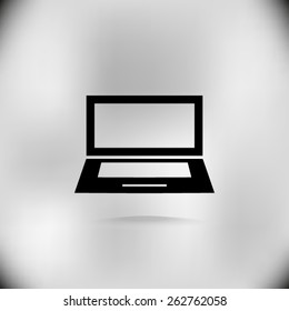 laptop - vector icon