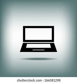 laptop - vector icon