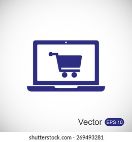Laptop vector icon