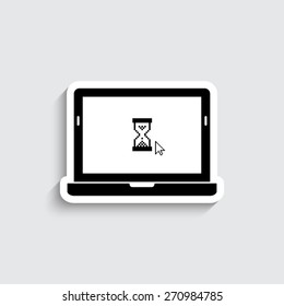 Laptop - vector icon