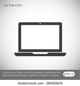 Laptop vector icon