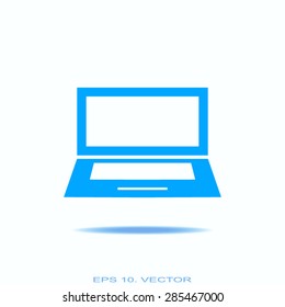 laptop - vector icon