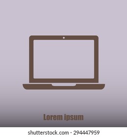 Laptop vector icon