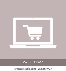 Laptop vector icon