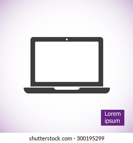 Laptop vector icon