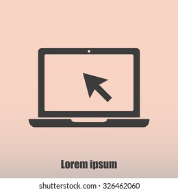 Laptop vector icon