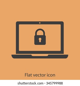 Laptop vector icon