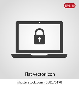 Laptop vector icon
