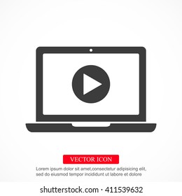 Laptop vector icon
