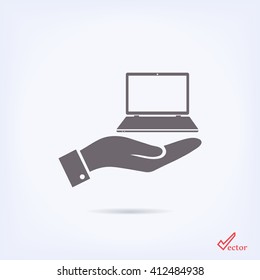 laptop vector icon