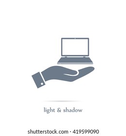 laptop vector icon