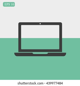 Laptop vector icon
