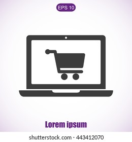 Laptop vector icon
