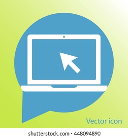 Laptop vector icon
