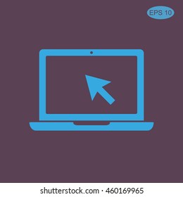 Laptop vector icon