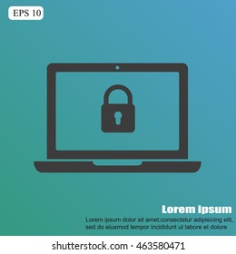 Laptop vector icon