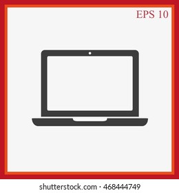 Laptop vector icon