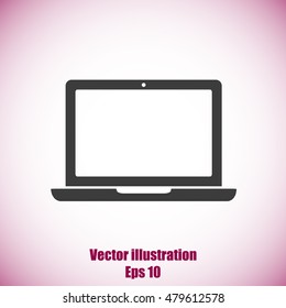 Laptop vector icon
