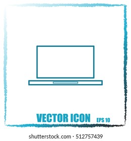 Laptop vector icon