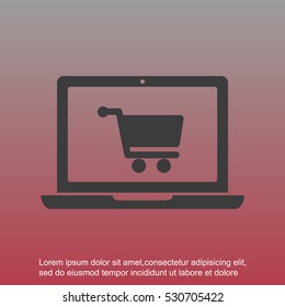 Laptop vector icon