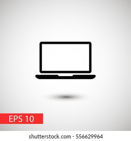 Laptop vector icon
