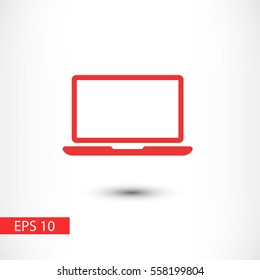 Laptop vector icon