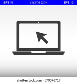 Laptop vector icon