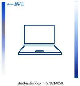 Laptop vector icon