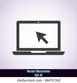 Laptop vector icon