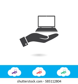 laptop vector icon