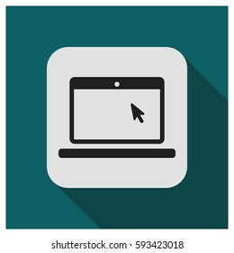 Laptop vector icon