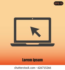 Laptop vector icon