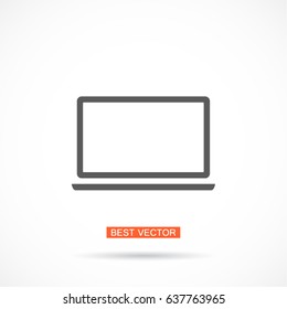 Laptop Vector icon