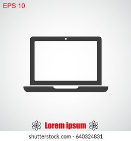Laptop vector icon