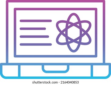 Icono vector de portátil. Se puede usar para imprimir, móviles y aplicaciones web.