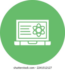 Icono vector de portátil. Se puede usar para imprimir, móviles y aplicaciones web.