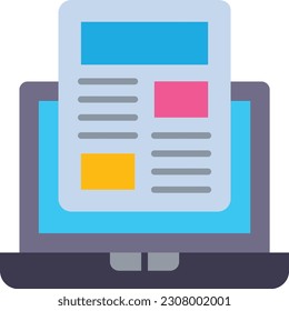 Icono vector de portátil. Se puede usar para imprimir, móviles y aplicaciones web.