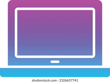 Icono vector de portátil. Se puede usar para imprimir, móviles y aplicaciones web.