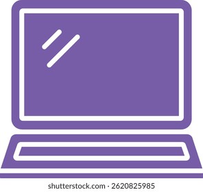 Laptop vector icon. Can be used for printing, mobile and web applications.