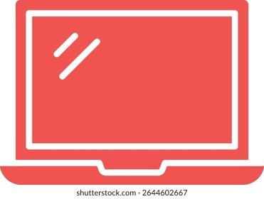 Icono de Vector del ordenador portátil. Se puede utilizar para aplicaciones de impresión, móviles y de Web.