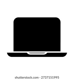 Laptop vector icon. Computer Illustration sign. PC symbol or logo.