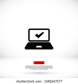 laptop vector icon , design laptop. illustration laptop. Best laptop