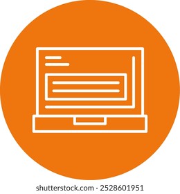 Símbolo de design de ícone de vetor de notebook