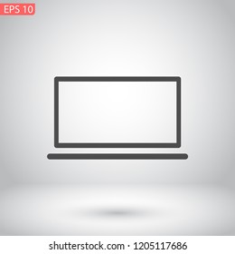 LAPTOP vector icon eps 10
