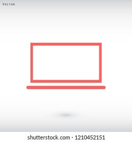 LAPTOP vector icon eps 10