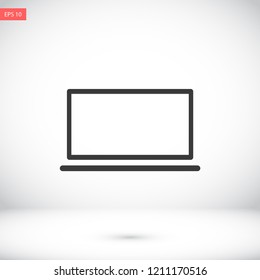 LAPTOP vector icon eps 10