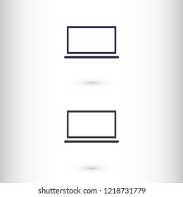 LAPTOP vector icon eps 10